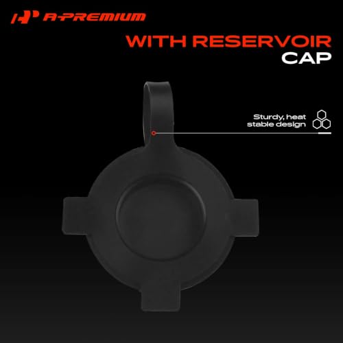 A-Premium Engine Radiator Coolant Expansion Reservoir Overflow Tank [W/Cap]