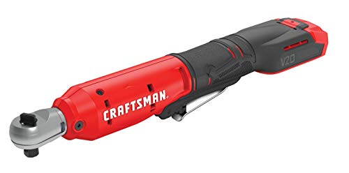 CRAFTSMAN V20 Cordless Ratchet Wrench, 3/8 inch Drive, 300 RPM, up to 35 ft-lbs of Torque, Bare Tool Only (CMCF930B) - style: V20 3/8 Inch Drive Ratchet