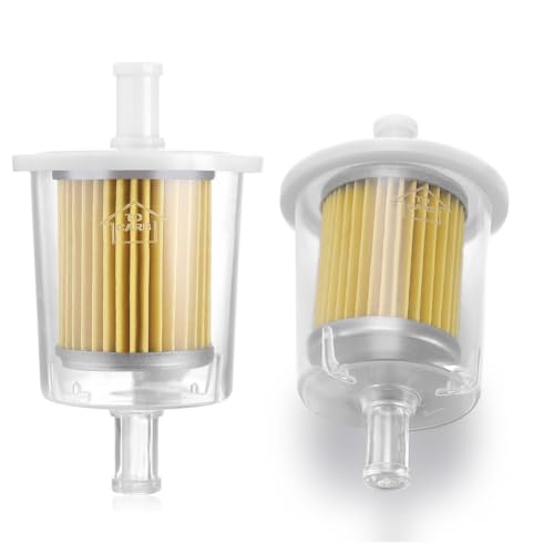 FUEL FILTERS INDUSTRIAL HIGH PERFORMANCE UNIVERSAL INLINE GAS FUEL LINE 3/8" 2 Pack