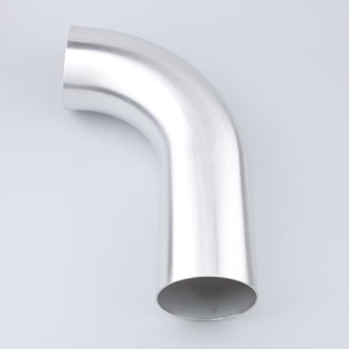AC PERFORMANCE 4" 90° Aluminum Air Intake Tube L-Bend Elbow with 10" Leg - size: OD 4" (102mm)