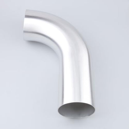 AC PERFORMANCE 4" 90° Aluminum Air Intake Tube L-Bend Elbow with 10" Leg - size: OD 4" (102mm)