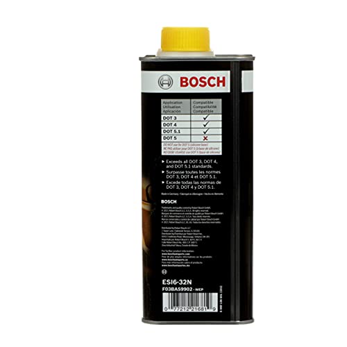 BOSCH ESI6-32N Low Viscosity Extended Life Brake Fluid, DOT 3/4/5.1 - 1 Qt.