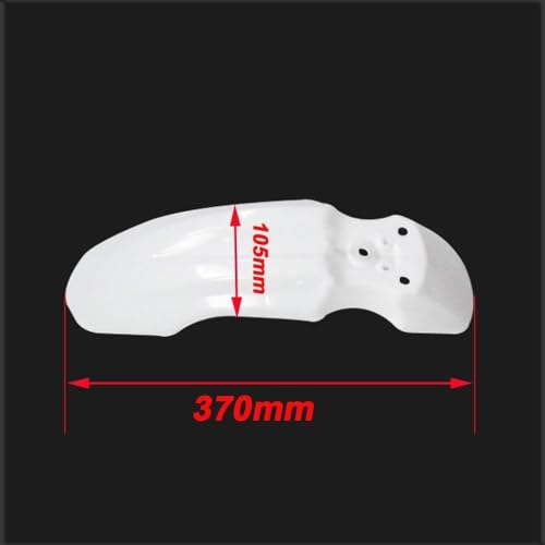 White Plastics Kit with Graphics Decals for CRF50 XR50, 50cc 70cc 90cc 110cc 125cc SSR SDG Chinese Dirt Pit Bike,Fenders Fairings Replacement Plastic with Graphics