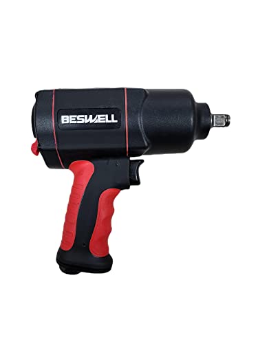 BESWELL® BW-112BN 1/2-Inch Air Impact Wrench with 1180 Ft-Lbs Max Torque