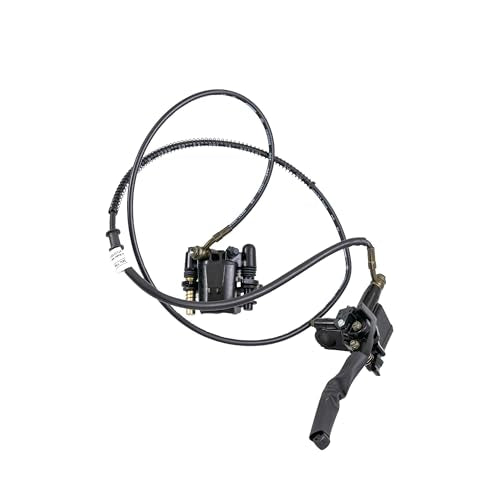 AlveyTech Rear Brake Caliper Assembly for Coleman AT125-EX & AT125-UT ATVs - Rear Brake Assembly for 4 Wheeler, ATV, Quad, Off Road Vehicle, Mini Bike, Dirt Bikes, Replacement Pads