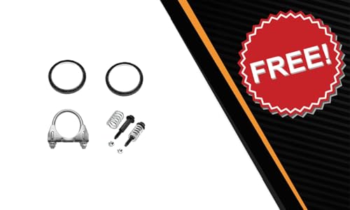 Northeastern Exhaust Resonator and Muffler Kit Compatible for 2013-2019 Nissan Sentra 1.8L, Stainless Steel, Free Gasket, Clamp, and Bolt Kit Included, Direct-Fit Replacement
