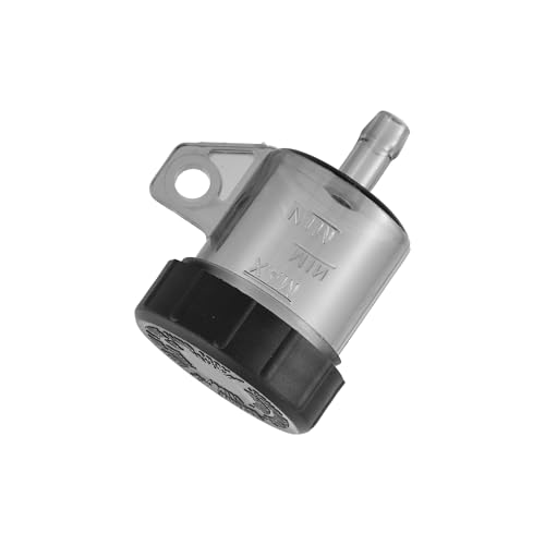 X AUTOHAUX Straight Motorcycle Master Cylinder Fluid Oil Reservoir 1 Pcs - color: Black