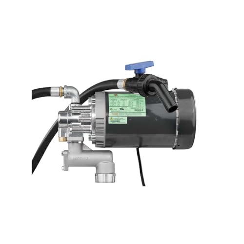 GPI - L5132 Heavy Duty Oil Transfer Pump for High Viscosity Fluids, 32 QPM/8 GPM, 115/230 Volt AC (142100-02) - style: 8 GPM, 115 Volt/230 AC