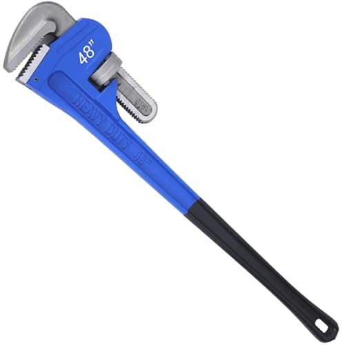 Gisafai 48" Straight Heavy Duty Pipe Wrench Set - size: 48"