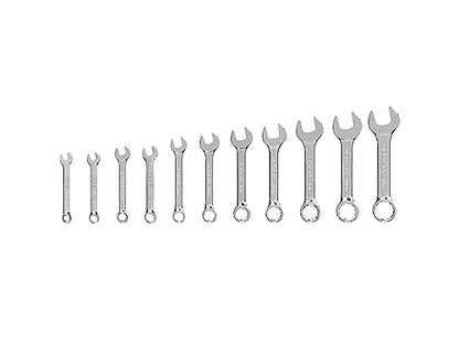 TEKTON Stubby Combination Wrench Set, 11-Piece | WCB90401 - size: 11-pc. (1/4 - 3/4 in.), style: No Organization