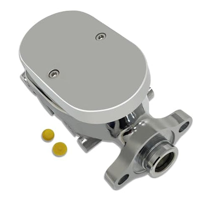Aluminum Brake Master Cylinder 1 1/8" Bore with Smooth Cap
