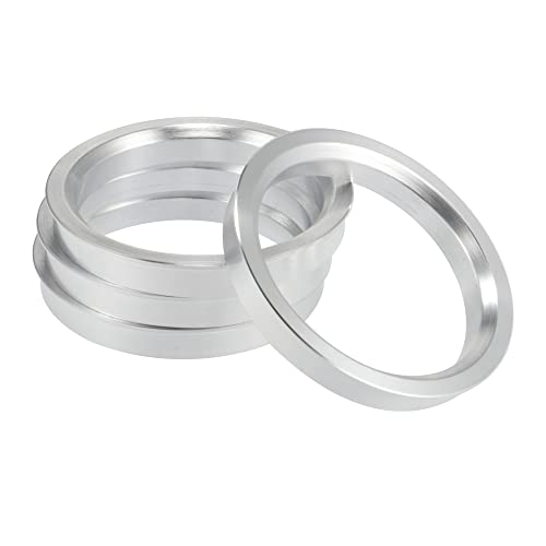 X AUTOHAUX 4pcs Aluminium Alloy Hub Centric Rings Wheel Center Spacer - size: 60.1mm
