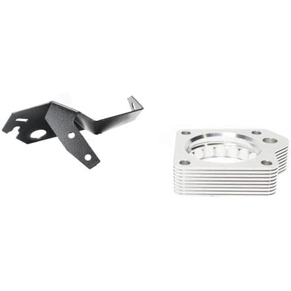 Rareelectrical Aluminum Throttle Body Spacer Compatible With 1990-2000 Ford