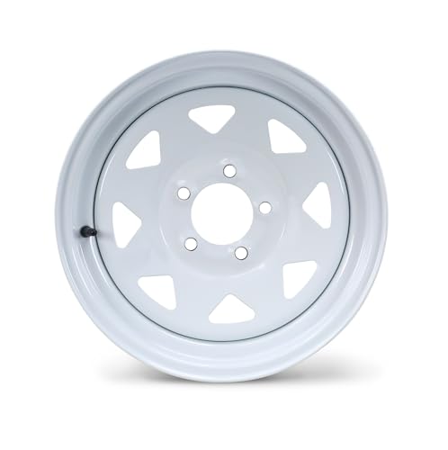 Free Country Trailer Tire Wheel ST175/80R13 8-Ply D 97N w/5X4.5 White Spoke - size: ST175/80R13 /8PR /5x4.5