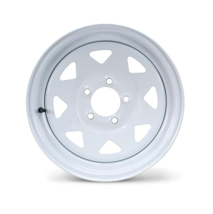 Free Country Trailer Tire Wheel ST175/80R13 8-Ply D 97N w/5X4.5 White Spoke - size: ST175/80R13 /8PR /5x4.5