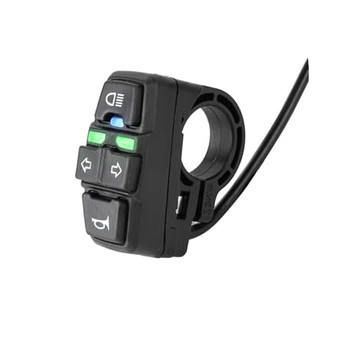Universal Motorcycle Turn Signal Switch Ebike Light and Horn Switch 3 in 1 - style: 3-in-1 switch DK336