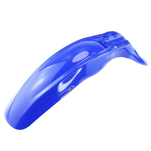 PRO BAT ABS KX 65 KLX 110 Plastic Fender Fairing Body Work Kit Set - color: White&Blue Plastic Fender Kit