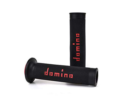 Domino 1295346 Knobs, Black/Red, Set of 2