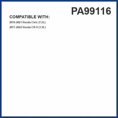 PG Engine Air Filter PA99116 | Fits 2017-2022 Honda CR-V, 2016-2021 Civic - size: Premium Guard-1 PK