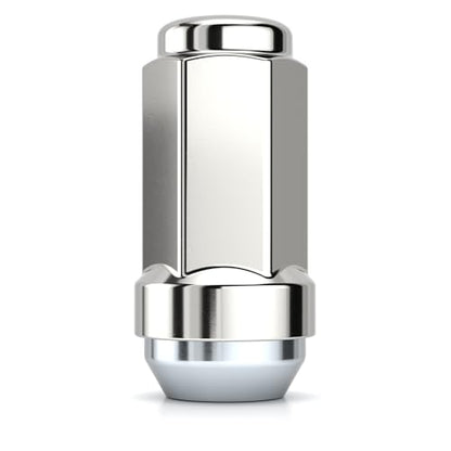 White Knight 3004ST-4 1/2"-20 Stainless Steel Capped Duplex Acorn Lug Nut, 4 Pack - size: 1/2"-20