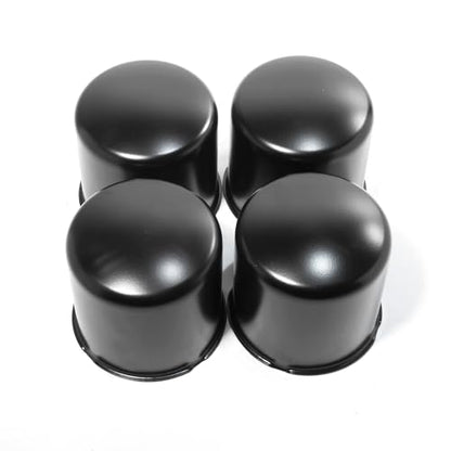 RTrhinotuning 4 PCS 4.25 in Wheel Center Caps for 4.25 in / 108 mm Trailer Truck Rim Center Holes, Matt Black Push Through Hub Caps 4.29 in High - color: Black, size: 4.25" Center Hole, 4.29" Height