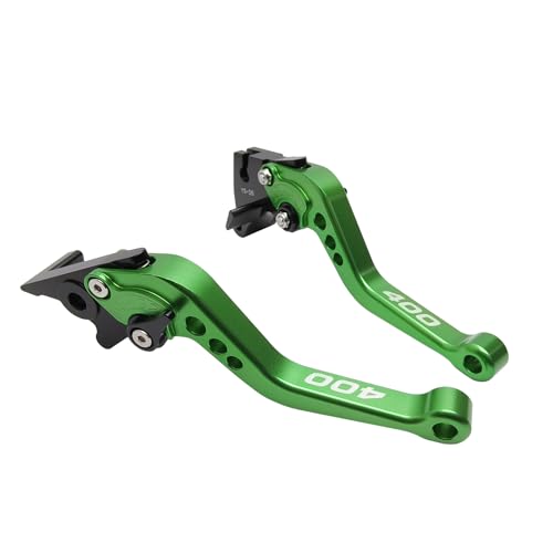 Adjustable Short Levers Replacement for Ninja 400 Z400 EX400 18-23 - color: Green