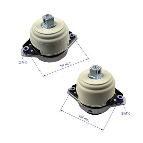 2PC Engine Mount Right + Left Compatible with Mercedes-Benz W166 ML550 X166 GL450 GLS550 2012 2013 2014 2015 2016 2017 2018 2019 1662406017,1662406117 - size: 2012-2019 Benz W166 ML550 X166 GL450 GLS550