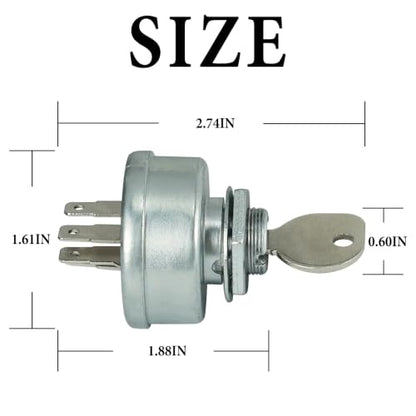 Riding Lawn Mower Ignition Switch 3 Position 5 Terminals 925-0267 725-0267