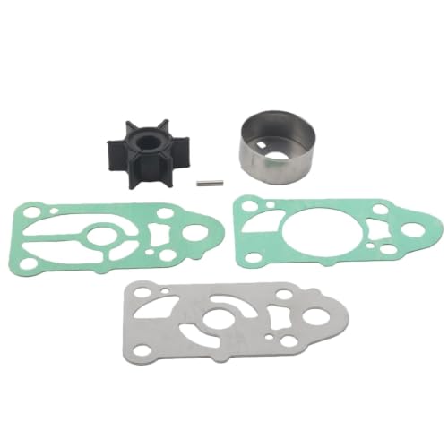8M0080264 Water Pump Impeller Repair Kit for Mercury 2 2.5 3.3 3.5 HP - size: 2-3.5 HP