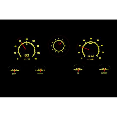 Dakota Digital RTX-67C-PU-X Retrotech Gauge Instrument System Compatible with 1967-72 Chevy / GMC Pickup