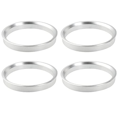 X AUTOHAUX 4pcs Aluminium Alloy Hub Centric Rings Wheel Bore Center Spacer - size: 64.1mm