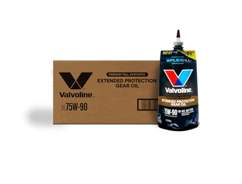 Valvoline FlexFill Extended Protection Full Synthetic 75W-90 Gear Oil 1 QT Pouch, Case of 4 - size: 75W-90, style: Extended Protection