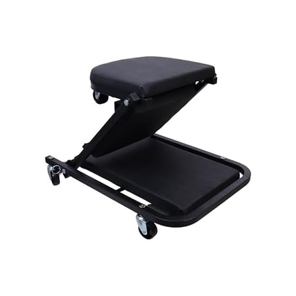 Mechanic Creeper Foldable Z Creeper 2-in-1, Black, 40" - color: Black, size: 40"