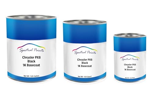 For Dodge Chrysler Jeep PX8 Black Paint - Gallon - size: 128 Fl Oz (Pack of 1)