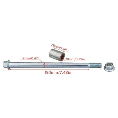 10" Front Wheel 2.50-10 Tire Rim + Front Forks Shock + 7/8" Handlebars + Axle for XR CRF 50 XR50 CRF50 TTR50 PW50 50cc 70cc 90cc 110cc 125cc Dirt Pit Bike Coolster SSR