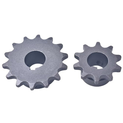 Jackshaft Sprockets with UCFL204 Pillow Block Bearings Go Kart Minibike Complete Jackshaft Kit 3/4" X 10" 40/41/420 Chain - size: 3/4" X 10"
