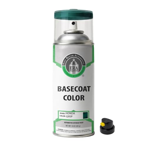 ERA Paints - G95P - Clover Green Pearl for HONDA Exact OEM Color Match Automotive Touch Up Paint for Cars - Spray Paint with Premium Spray Nozzle - Basic Kit - Made in USA - style: Spray - Basic Kit