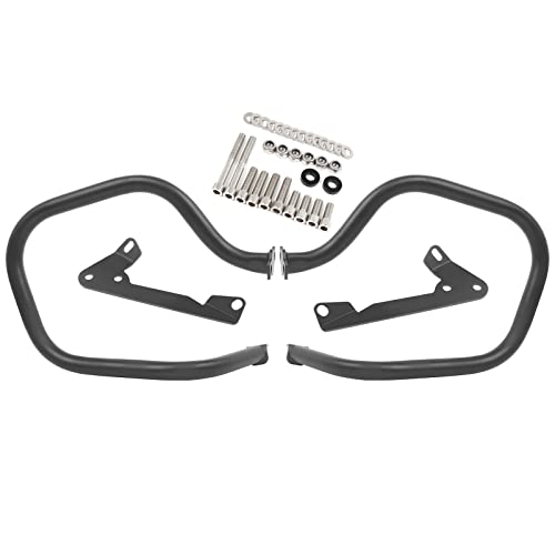 Worldmotop Engine Guard Crash Bar Protector Replacement for BMW R1200RT R1200 RT 2014 2015 2016 2017 2018 Saddlebags Guard(Black, Rear) - size: Rear