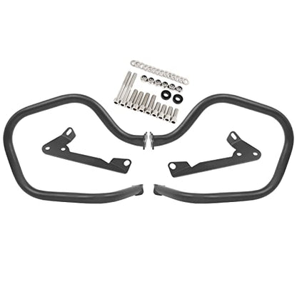 Worldmotop Engine Guard Crash Bar Protector Replacement for BMW R1200RT R1200 RT 2014 2015 2016 2017 2018 Saddlebags Guard(Black, Rear) - size: Rear