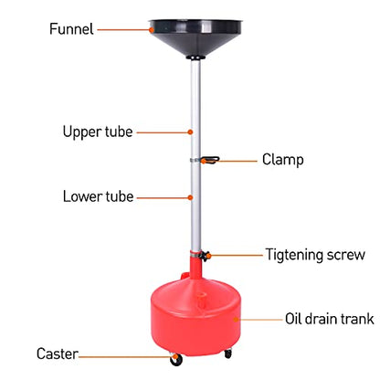 AAIN AA045 8-Gallon Portable Waste Oil Drain