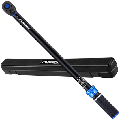 Torque Wrench 1/2 drive, 30-250 FT.LB/40.7-339 Nm, Dual-Direction Adjustable 1/2 Torque Wrench, 72-Tooth Click Dual Range Scales Wrenches for Car, Truck,Tractor - size: 1/2" 30-250 FT.LB