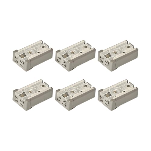 Mini Slotted Car Cartridge Fuse Kit, 6PCS 15A 32V MCASE Shaped Low Profile Vehicle Cartridge Fuse Assortment Kit, Automotive Replacement Accessories, Universal for SUV RV Truck - color: 15A
