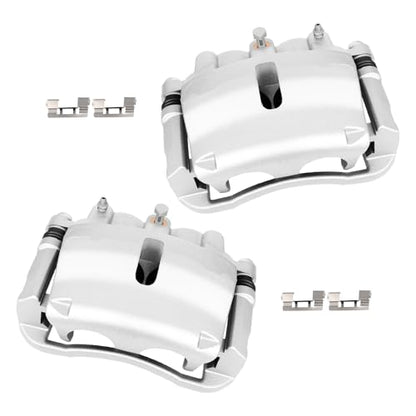 cciyu Front Left & Right Disc Brake Calipers With Bracket 18B4975A 18B4974A - size: Front[18B4975A+18B4974A]