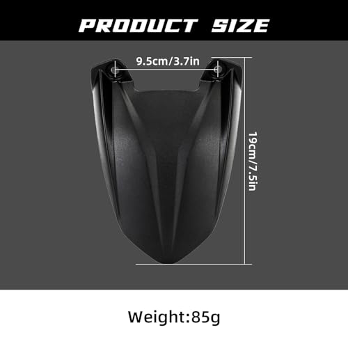 Motorcycle Rear Fender Mudguard Protector for Talaria Sting MX3 MX4 MX5 - color: Black