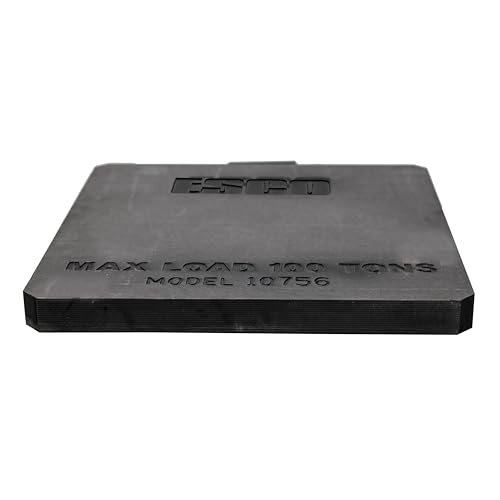 100 Ton XL Support Jack Cribbing Plate, Non-Skid Surface, Lightweight & Waterpoof Heavy Duty Stabalizer Pad - style: 100 Ton XL
