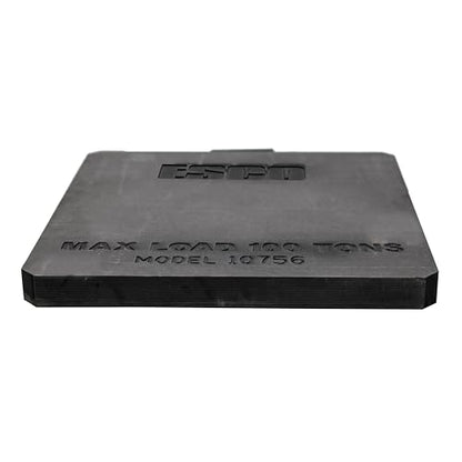 100 Ton XL Support Jack Cribbing Plate, Non-Skid Surface, Lightweight & Waterpoof Heavy Duty Stabalizer Pad - style: 100 Ton XL