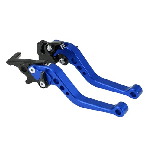 BAFOVY Zerone CNC Aluminum Motorcycle Brake and Clutch Levers Handle Set, Blue - color: Blue