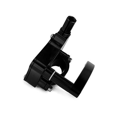AnXin ATV Thumb Lever Control Throttle Housing Assembly Universal 7/8" CNC for Raptor 700 King Quad KFX450R Banshee 350 Warrior 350 YFZ450 Sportrax 450 TRX250R TRX450R ATV Quad Black