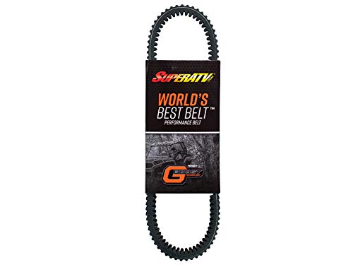 SuperATV Heavy Duty World's Best CVT Drive Belt Compatible with Polaris Models | See Fitment | Replaces OEM Part 3211180/3211148/ 3211172 & More | High Strength, Flexibility, and Heat Resistance - size: World's Best Belt