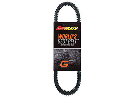 SuperATV Heavy Duty World's Best CVT Drive Belt Compatible with Polaris Models | See Fitment | Replaces OEM Part 3211180/3211148/ 3211172 & More | High Strength, Flexibility, and Heat Resistance - size: World's Best Belt